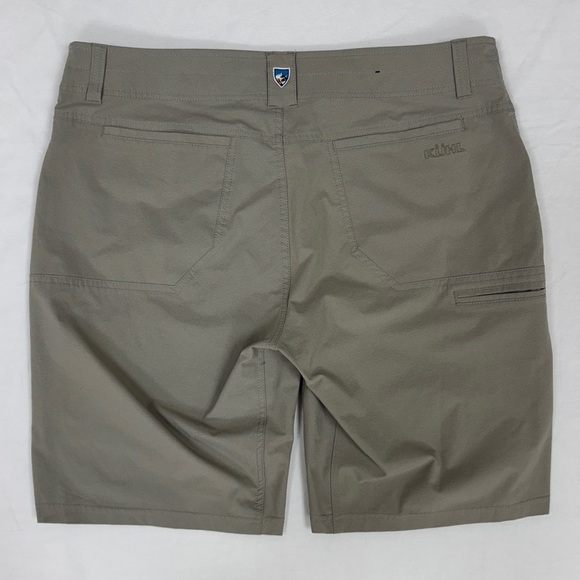 Kuhl Silencr Kargo Shorts Mens 38 Khaki Outdoor Hiking Short Camping Ripstop 10” - Picture 6 of 13